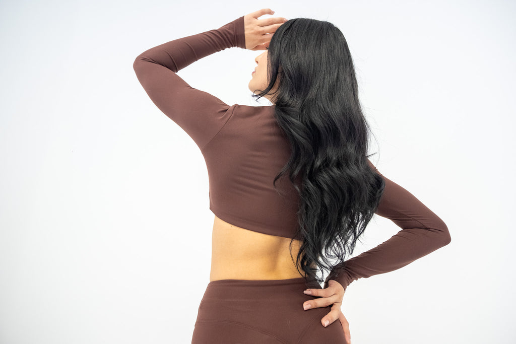 AURA LONG SLEEVE CROP